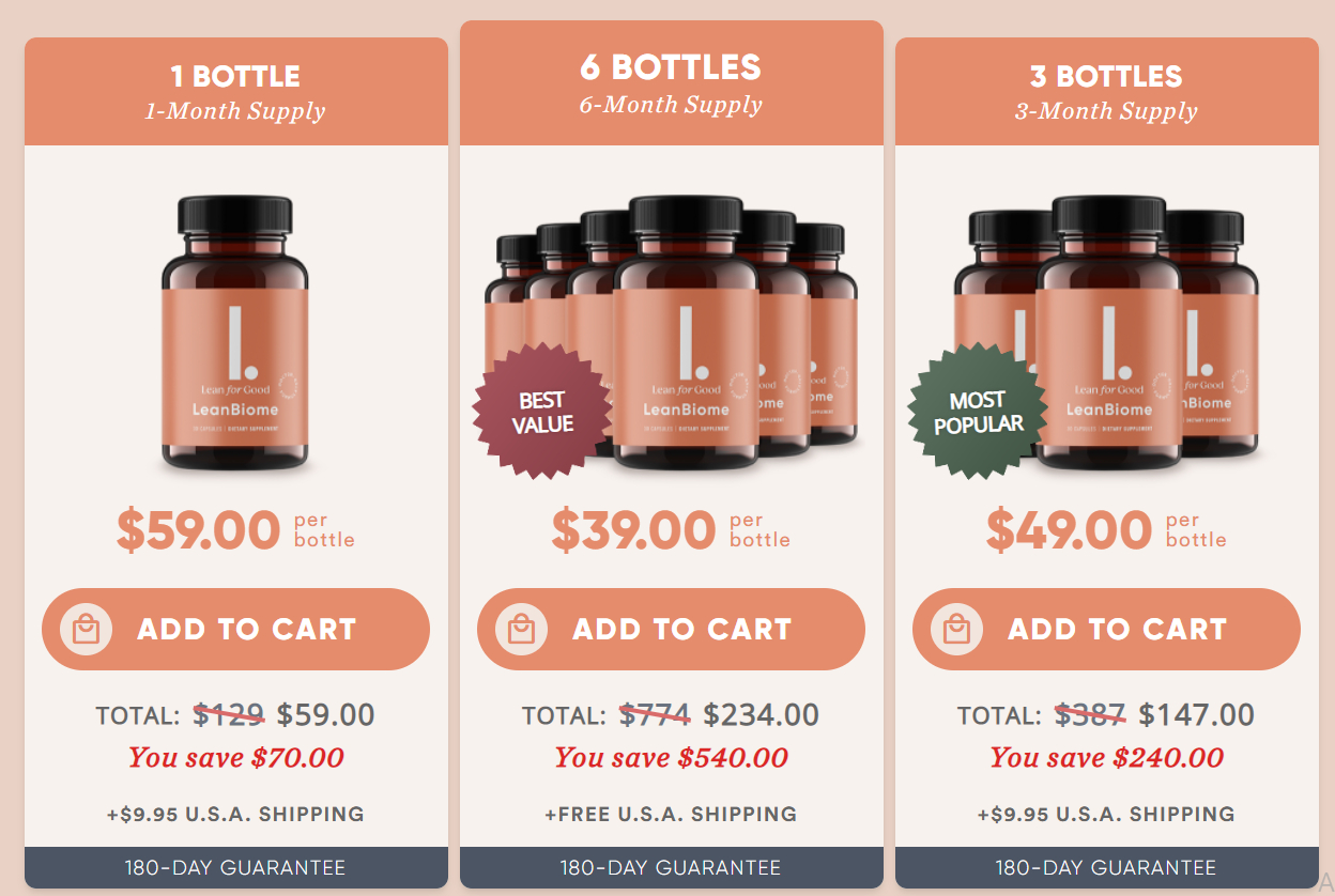 LeanBiome best package